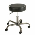 Interion By Global Industrial Interion Antimicrobial Vinyl Medical Stool, Black 240159ABK